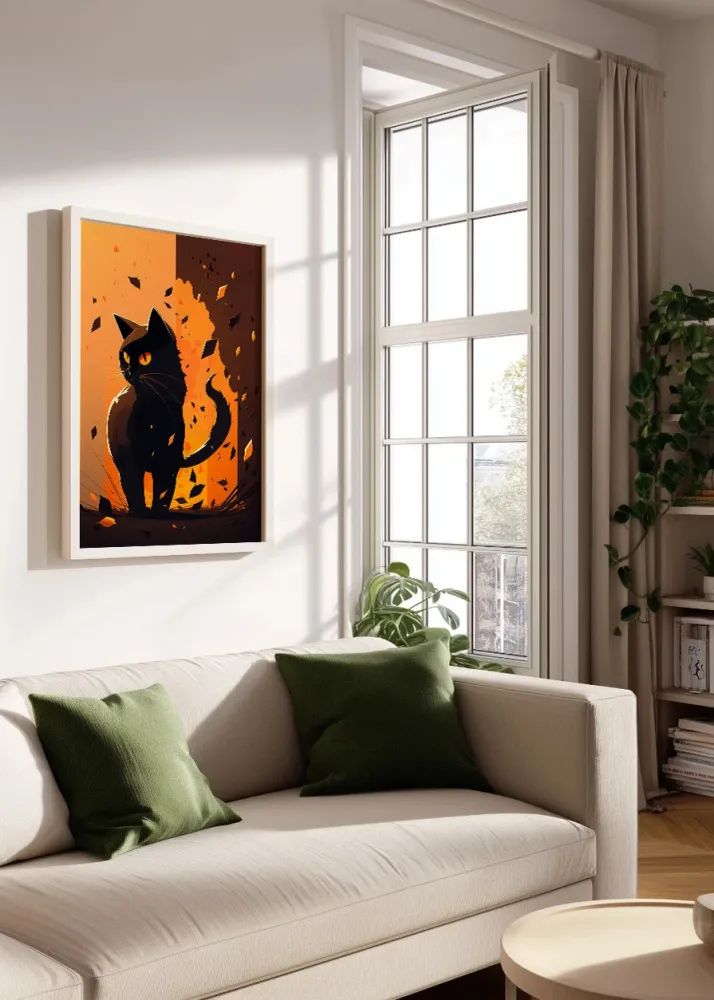 Orange cat Fine Artic