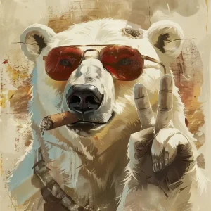 Oso polar nice Fine Artic