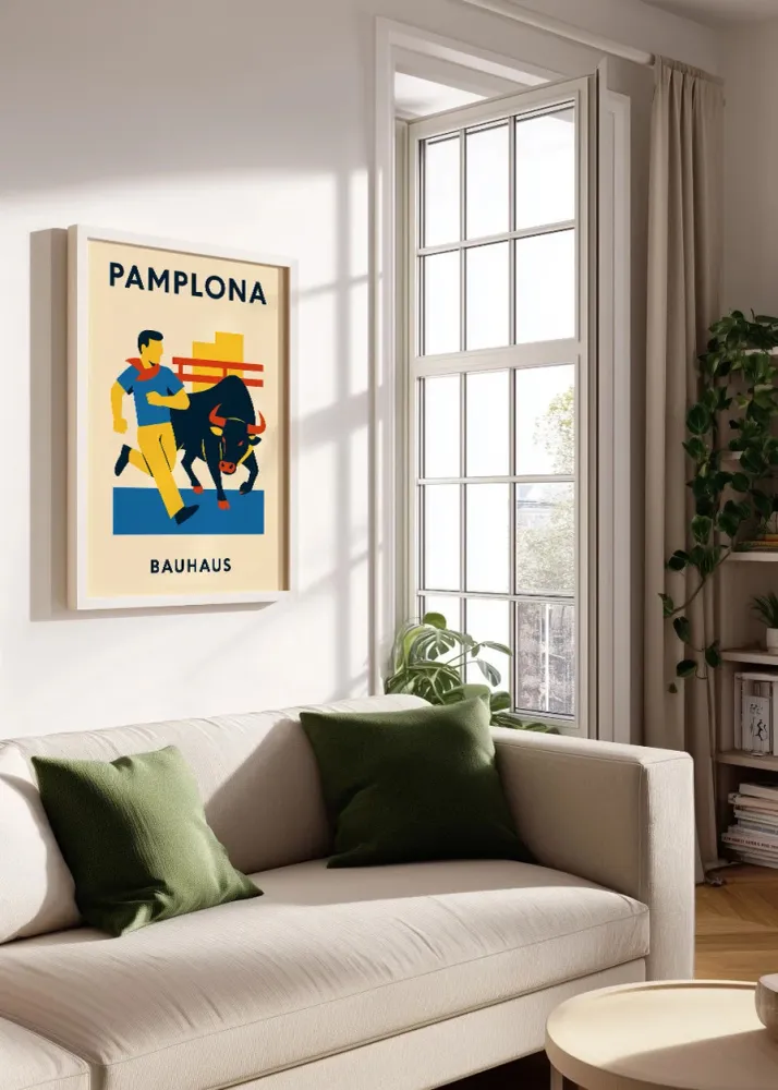 Pamplona Poster Bauhaus Fine Artic
