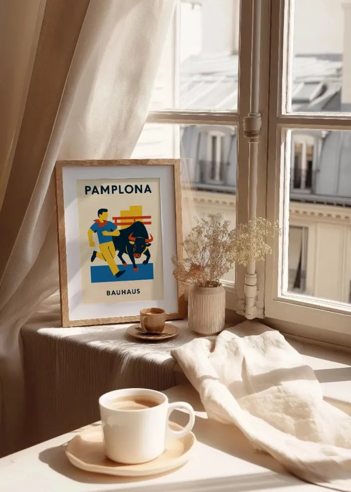 Pamplona Poster Bauhaus Fine Artic