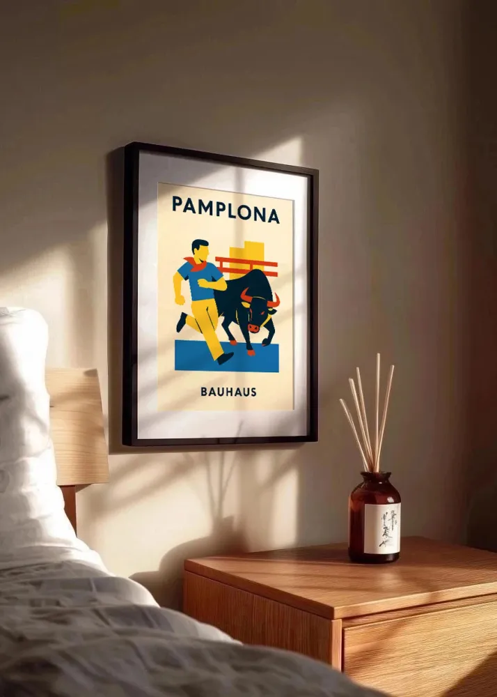 Pamplona Poster Bauhaus Fine Artic