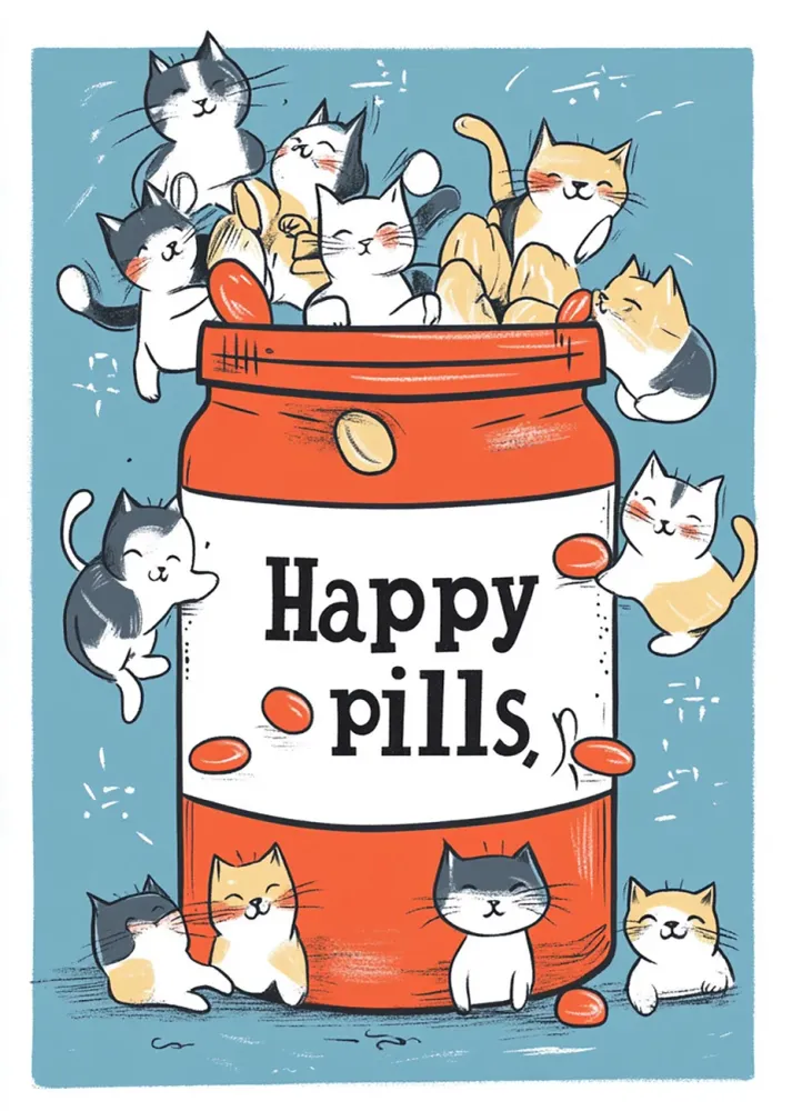 Pastillas felices de gatitos Fine Artic