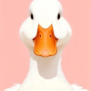 Pato mirándote Fine Artic
