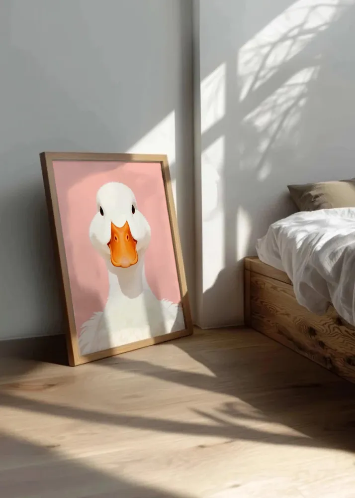 Pato mirándote Fine Artic