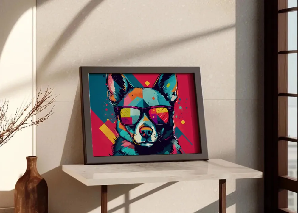 Perro con flow aesthetic Fine Artic