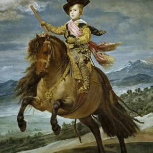 El Príncipe Baltasar Carlos caballo (Diego Velázquez) Fine Artic