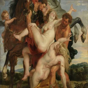 El rapto de las hijas de Leucipo (Rubens) Fine Artic