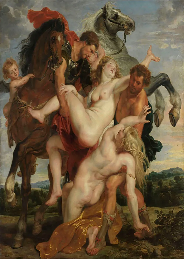 El rapto de las hijas de Leucipo (Rubens) Fine Artic