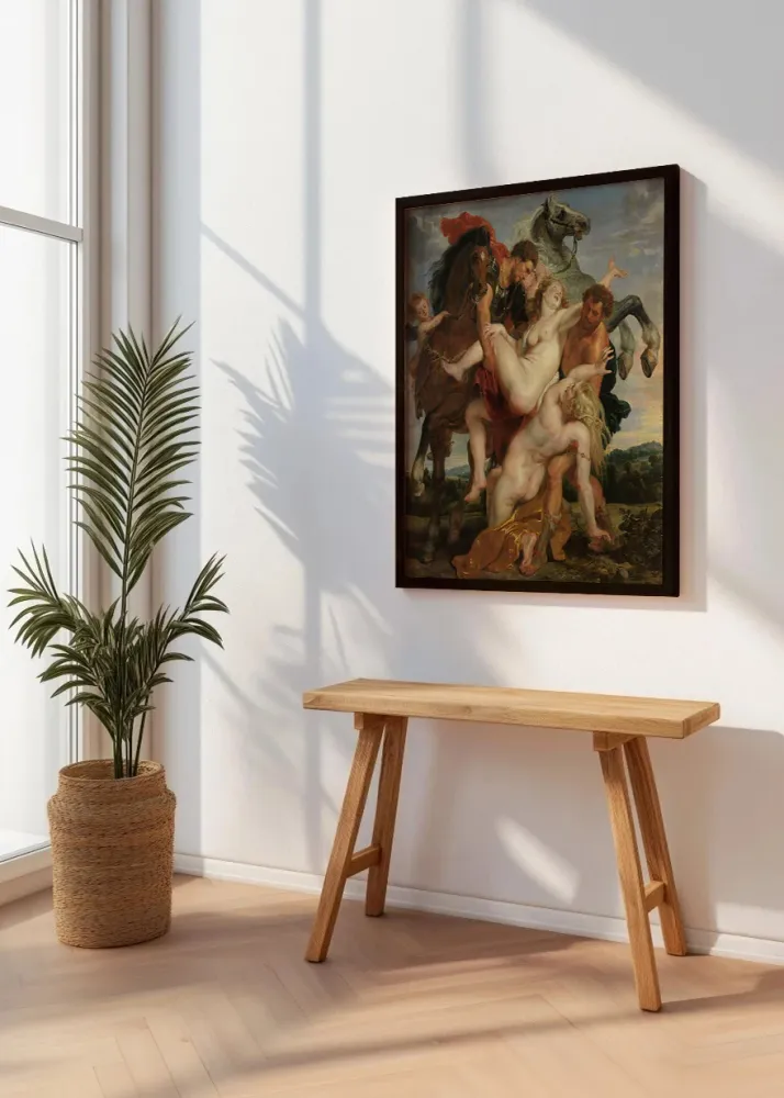 El rapto de las hijas de Leucipo (Rubens) Fine Artic