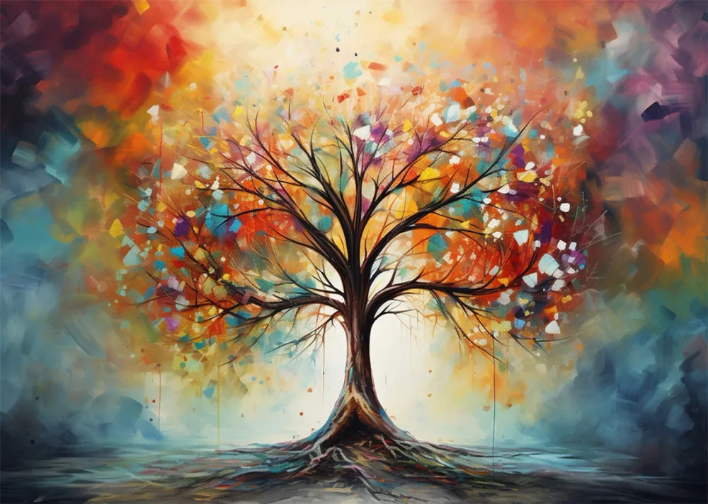 El árbol de la vida plena Fine Artic
