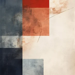 Red and Blue feeling Fine Artic