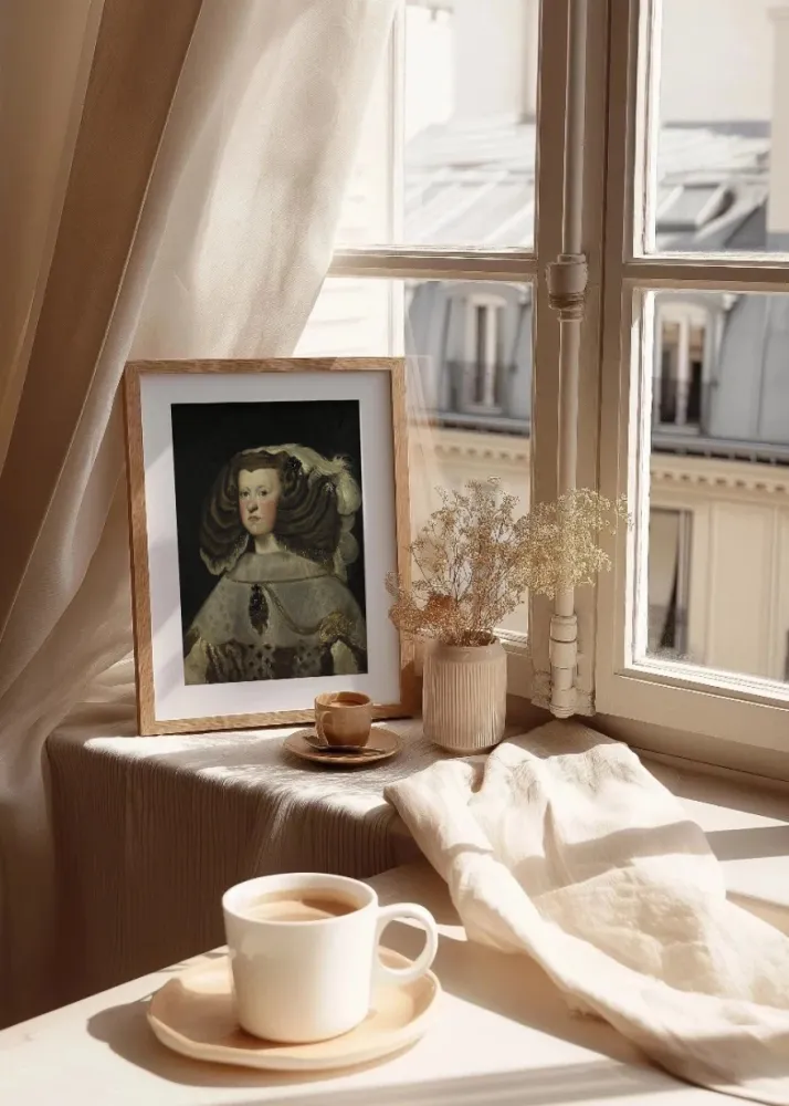 La reina Mariana de Austria (Diego Velázquez) Fine Artic