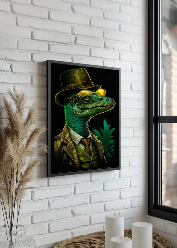 Reptiliano trajeado Fine Artic