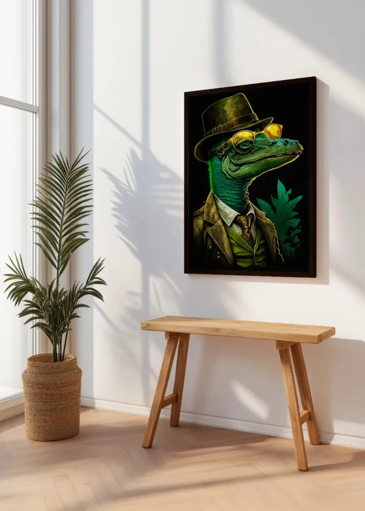 Reptiliano trajeado Fine Artic