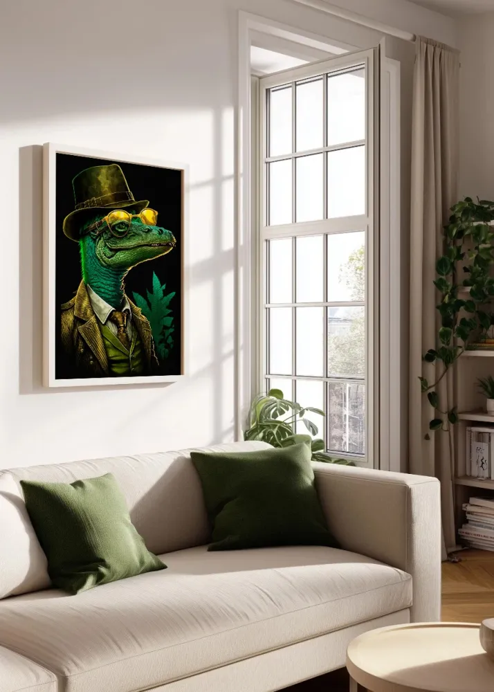 Reptiliano trajeado Fine Artic