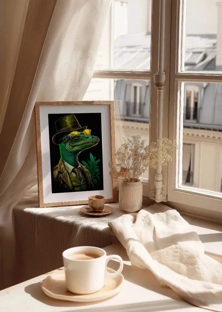 Reptiliano trajeado Fine Artic