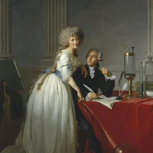 Retrato de Antoine Lavoisier y su esposa (Jacques-Louise David) Fine Artic
