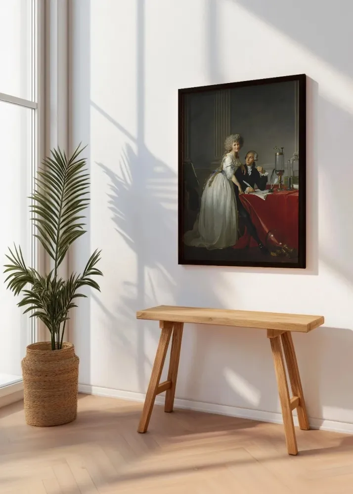 Retrato de Antoine Lavoisier y su esposa (Jacques-Louise David) Fine Artic