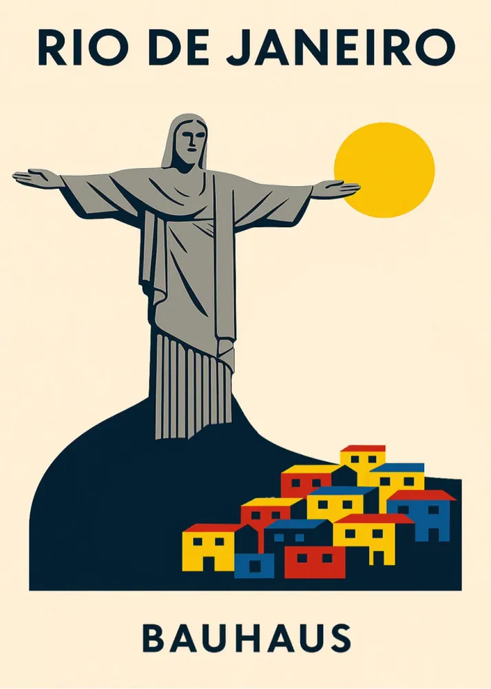 Rio de Janeiro Poster Bauhaus Fine Artic