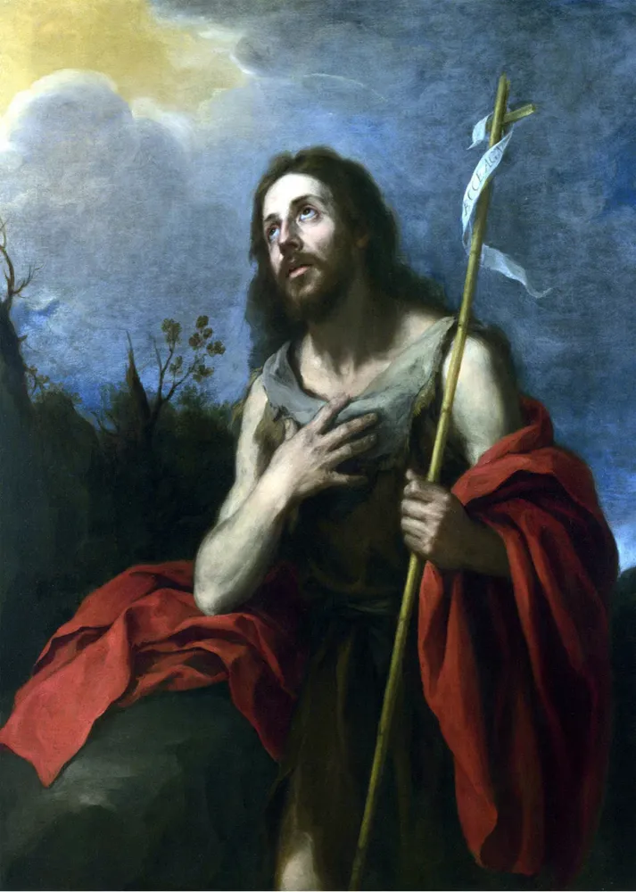 San Juan Bautista en el Desierto (Murillo) Fine Artic