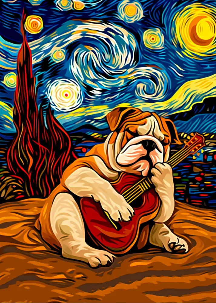Starry Night perruno Fine Artic