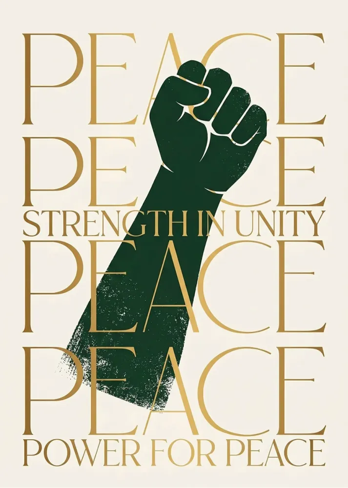 Strength unity power peace Fine Artic