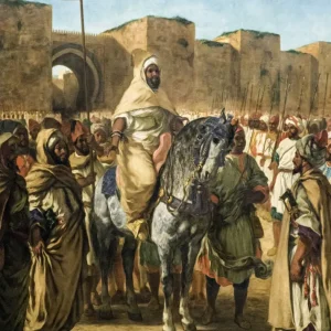 El Sultán de Marruecos (Eugene Delacroix) Fine Artic