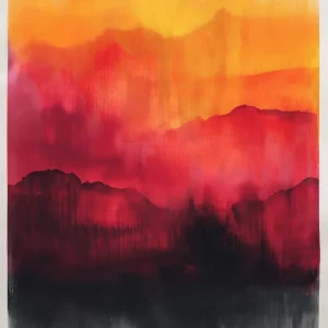Sunset colours Fine Artic