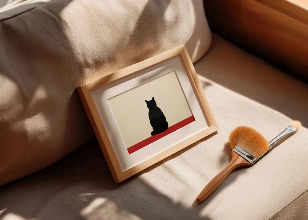 Thinking cat Fine Artic