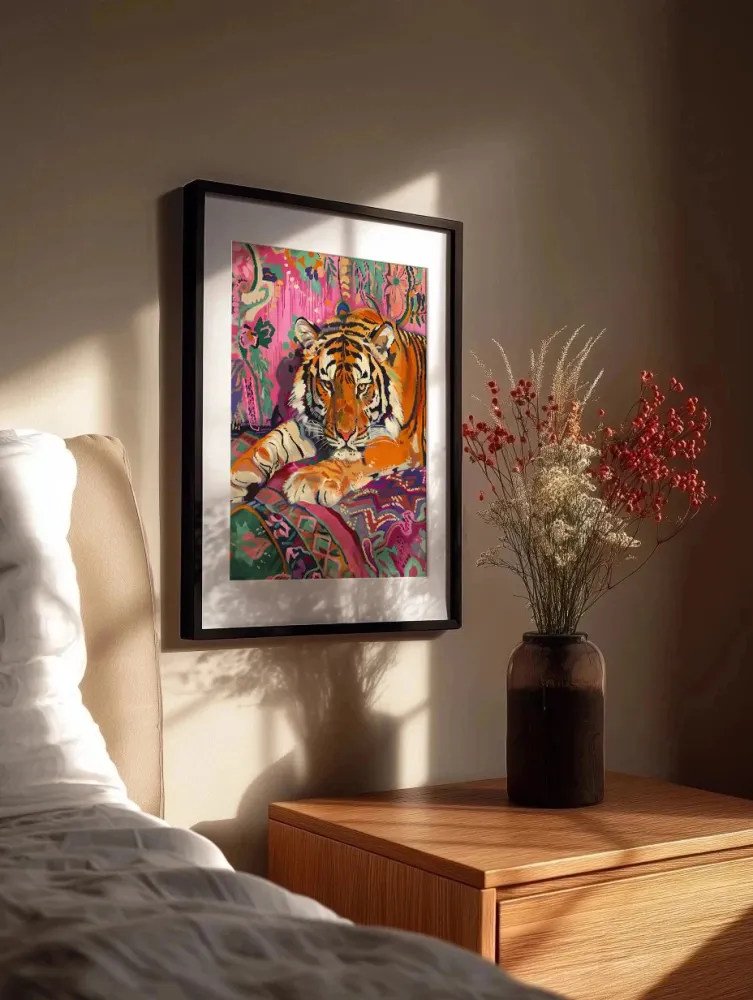 Tigre de bengala impresionionista Fine Artic