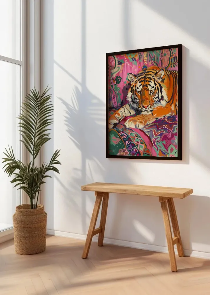 Tigre de bengala impresionionista Fine Artic