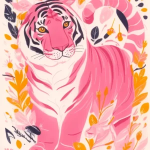 El tigre rosa Fine Artic