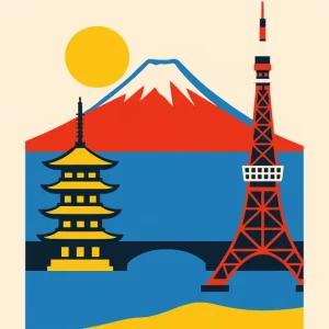Tokyo Poster Bauhaus Fine Artic