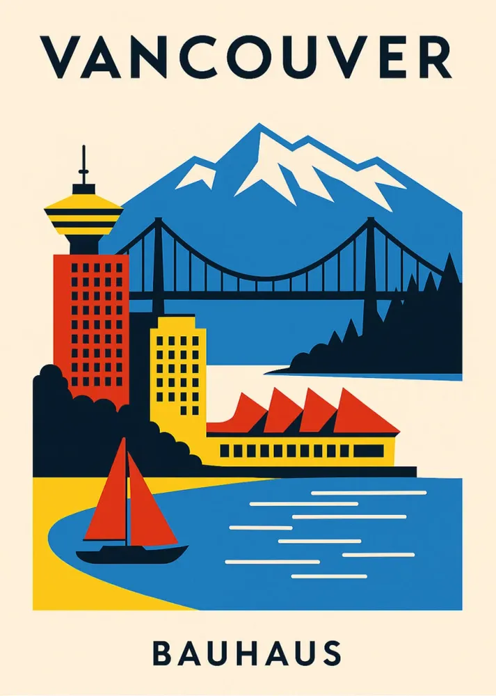 Vancouver Poster Bauhaus Fine Artic
