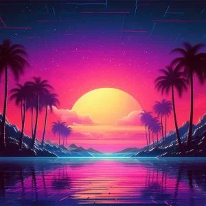 Vaporwave feeling Fine Artic