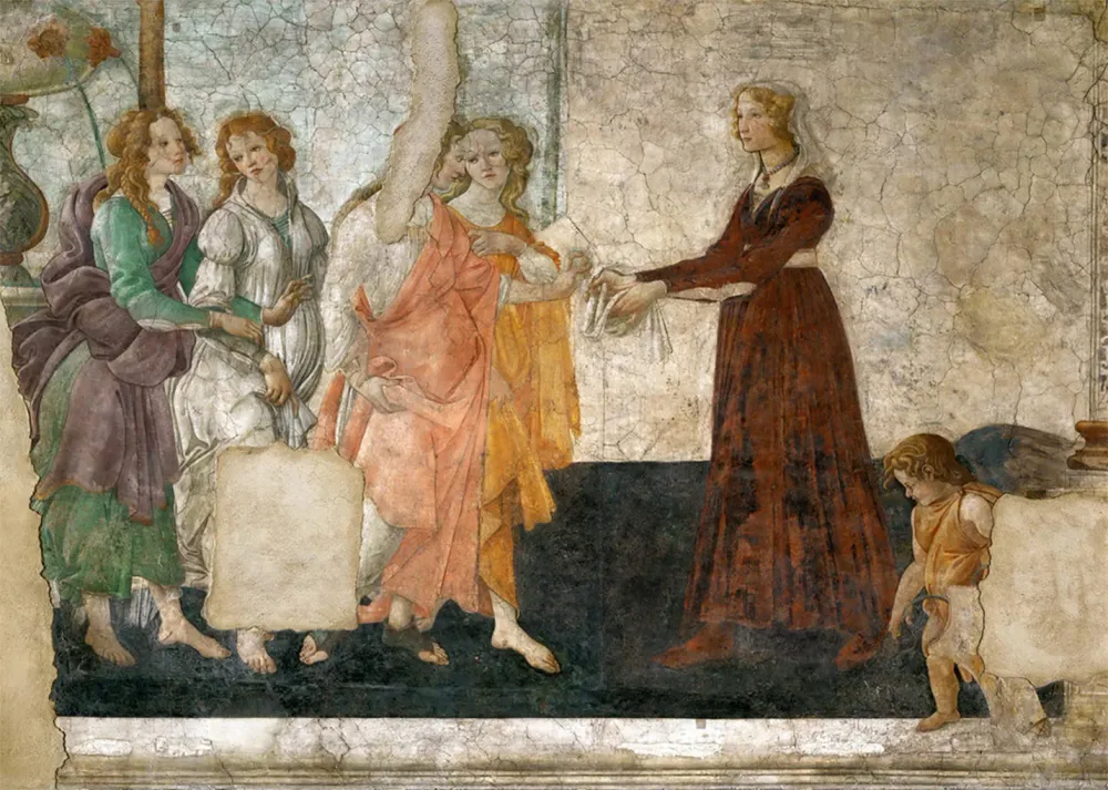 Venus y las tres Gracias (Sandro Botticelli) Fine Artic