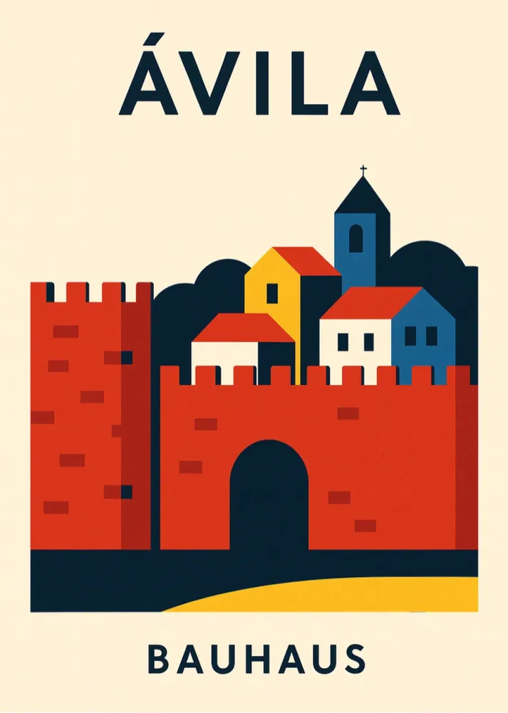Ávila Poster Bauhaus Fine Artic