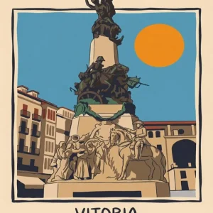 Vitoria Poster Summer Fine Artic