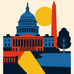 Washington Poster Bauhaus Fine Artic
