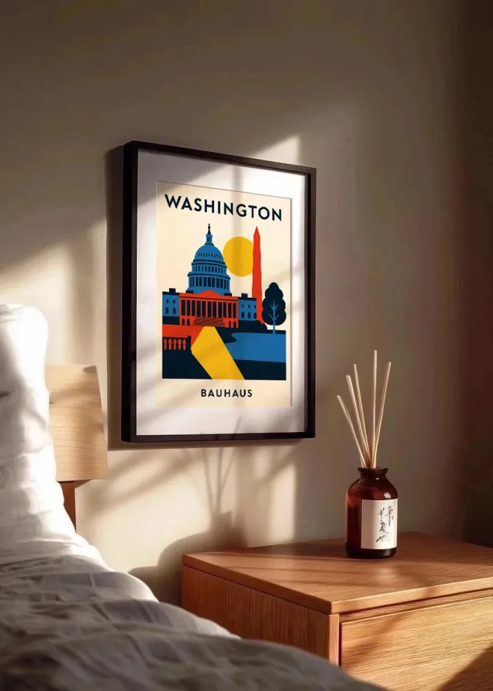 Washington Poster Bauhaus Fine Artic