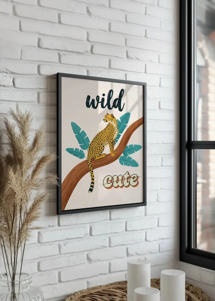 Wild cute guepardo Fine Artic