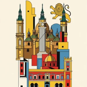Zaragoza Poster Bauhaus Fine Artic