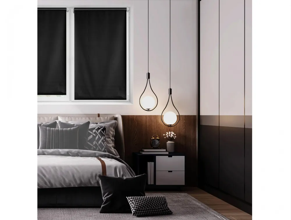 Estor Enrollable EASYZEUS NEGRO 57x180cm Firstline España