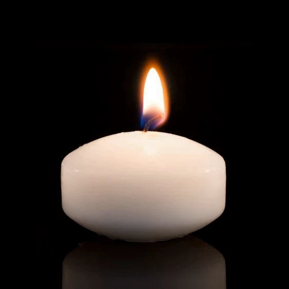 Juego de 4 velas flotantes marfil de 2" sin perfume. Floating Pearls | Vase Pearlfection