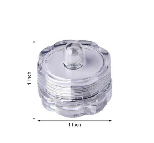 Luces de té LED sumergibles, blancas - prueba de agua Floating Pearls | Vase Pearlfection