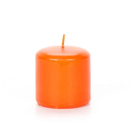 Velas de pilar naranja de 2.8" - con aroma calabaza Floating Pearls | Vase Pearlfection