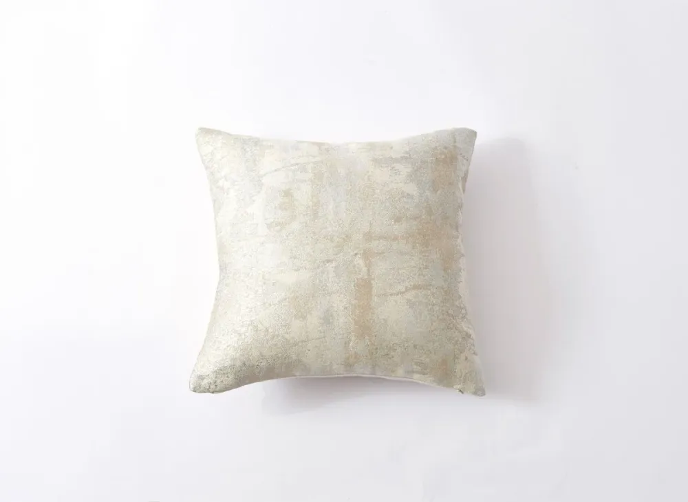 Cojín beige con tejido texturizado, 45x45 cm, CASA FLORENCE