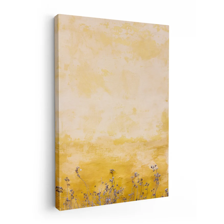 Flores en la Pared Poster