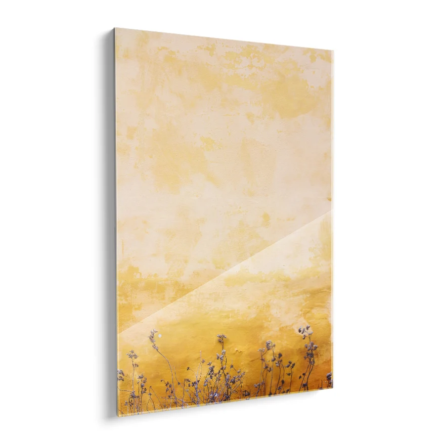 Flores en la Pared Poster