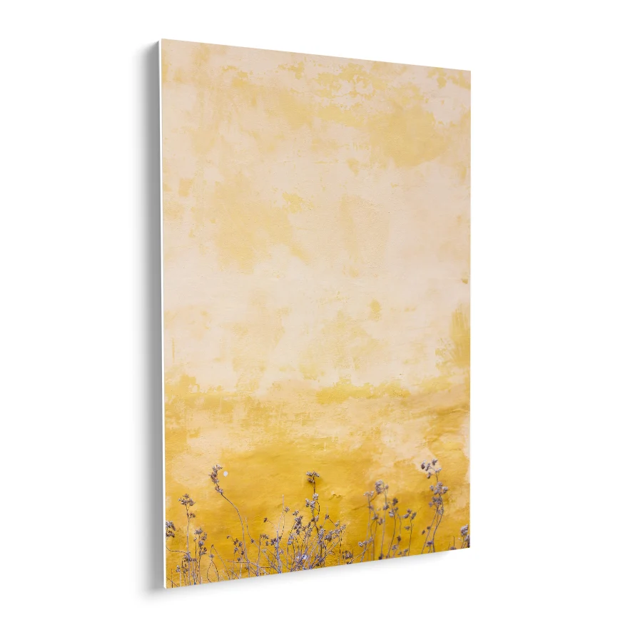 Flores en la Pared Poster
